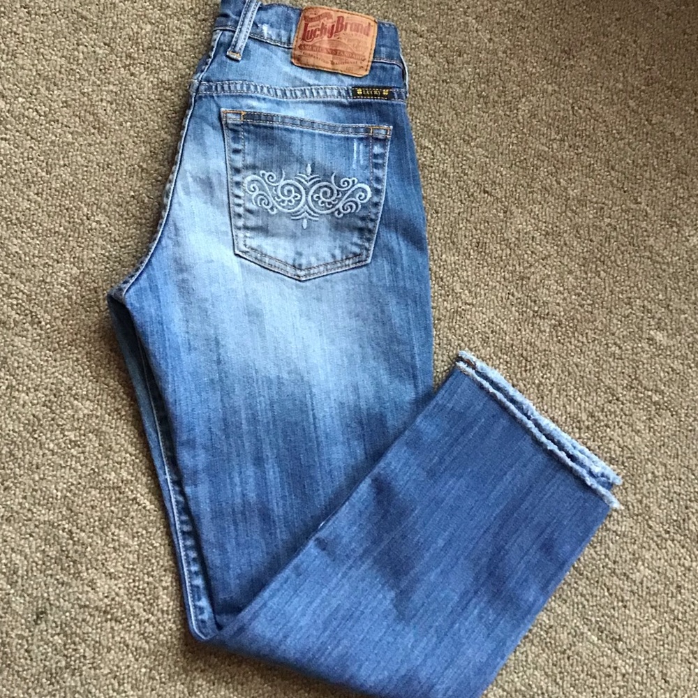 Lucky 🍀 Brand cropped jeans
